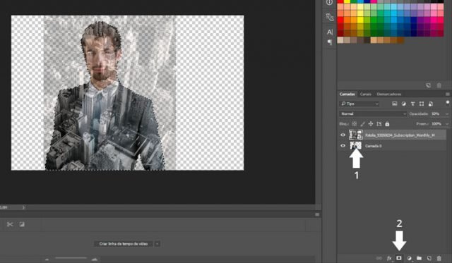 Criando um efeito de dupla exposição no Photoshop Designerd