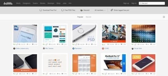 20 Sites Para Baixar Arquivos Em PSD Gratuitamente • Designerd