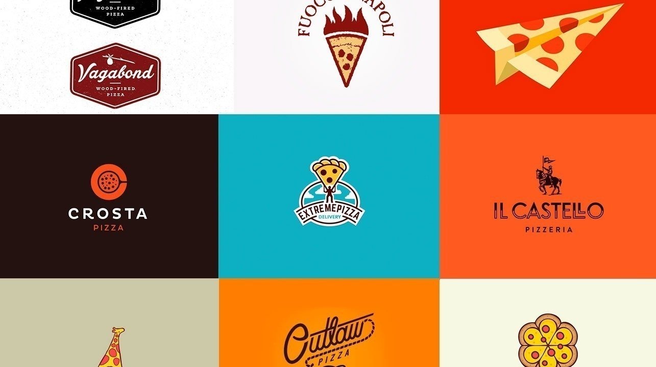 10 Logos Criativos Pizzarias • Designerd