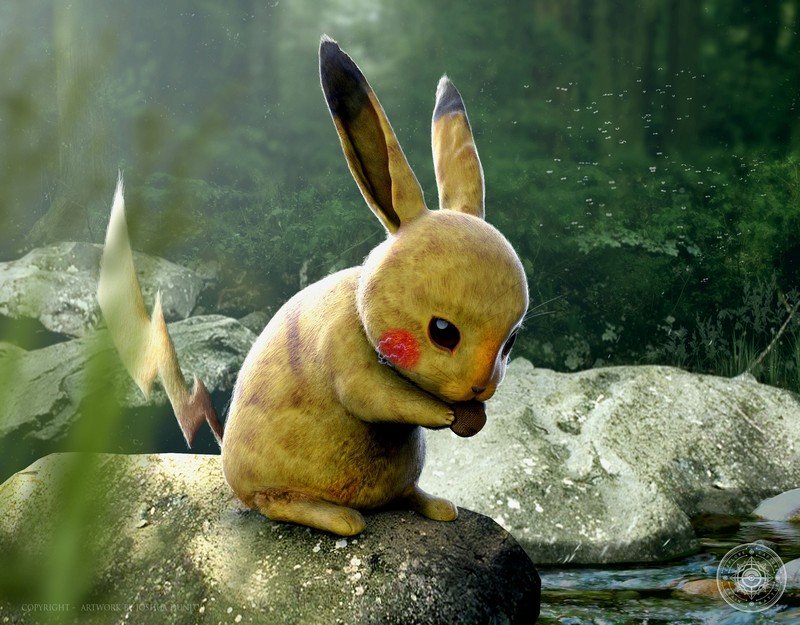 Os Pokémons realistas de Joshua Dunlop • Designerd