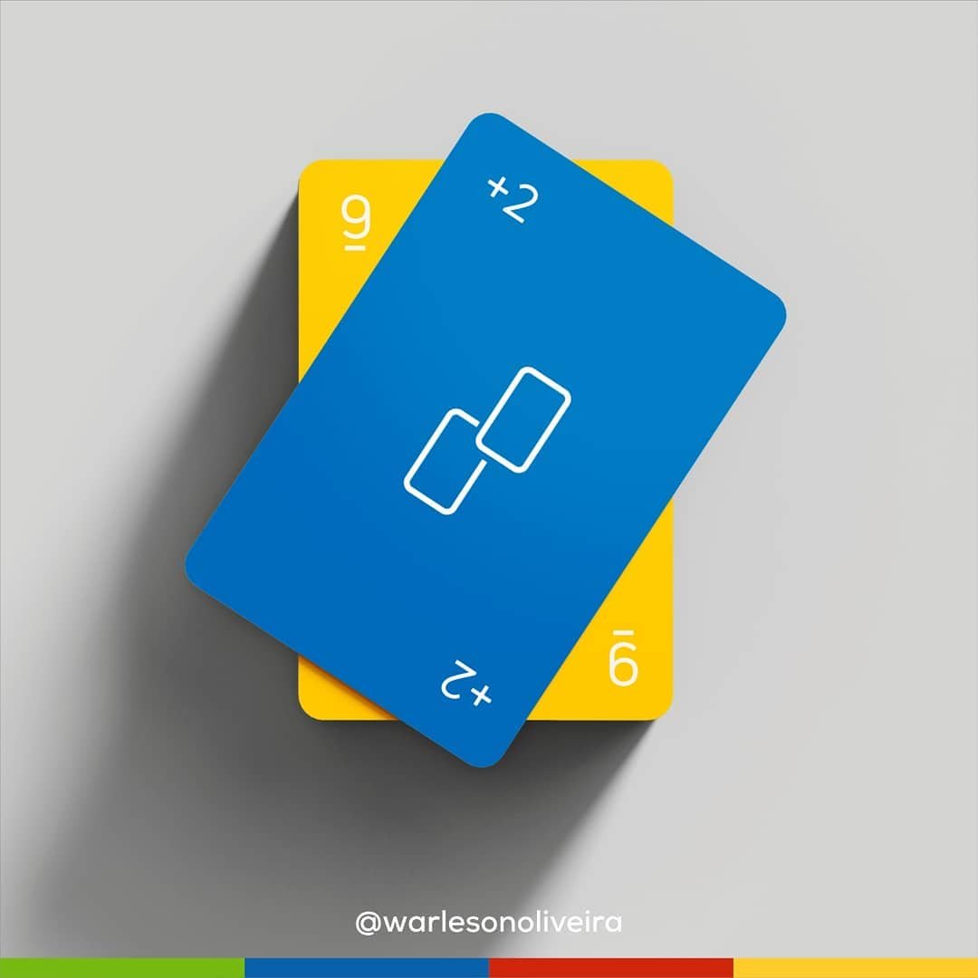 O jogo de cartas UNO ganha versão minimalista no projeto conceitual do  designer Warleson Oliveira – Rafaela MR Design em 2023