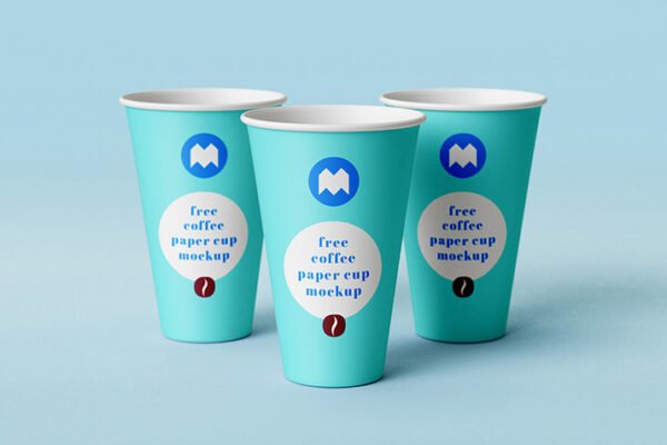 Mockup de copo de café de papel