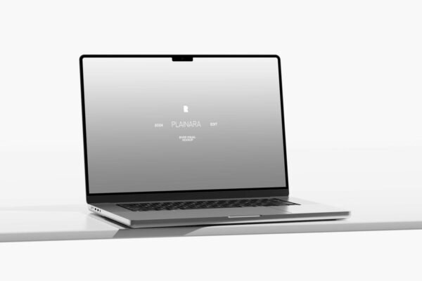 Mockup MacBook Pro 16 em plano de fundo