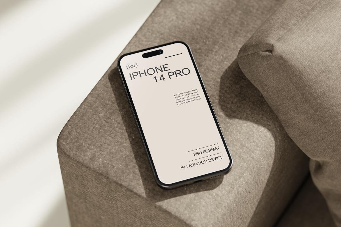 Moena - Mockup de iPhone