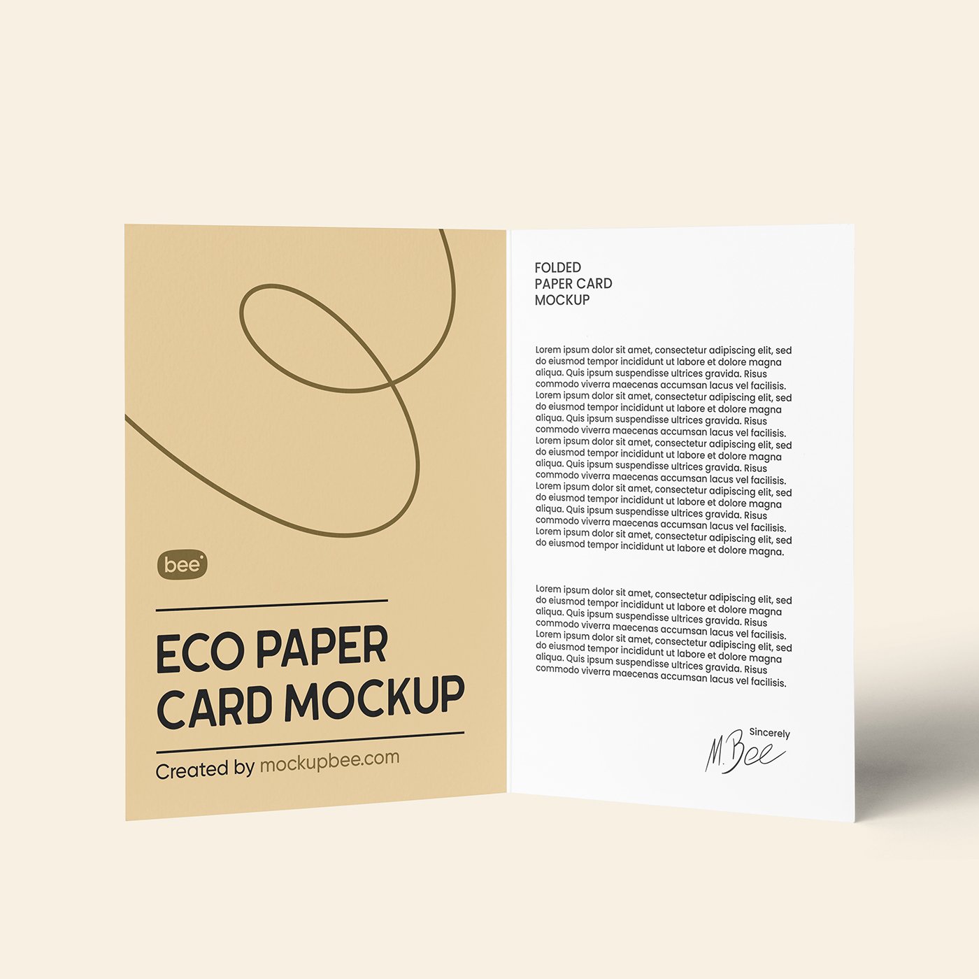 Mockup de Folheto Livre e Aberto