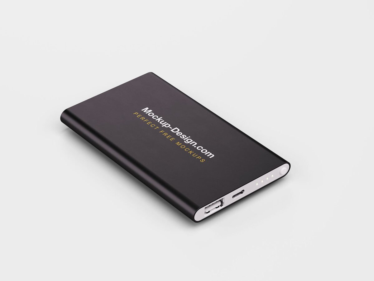 Mockup de Powerbank