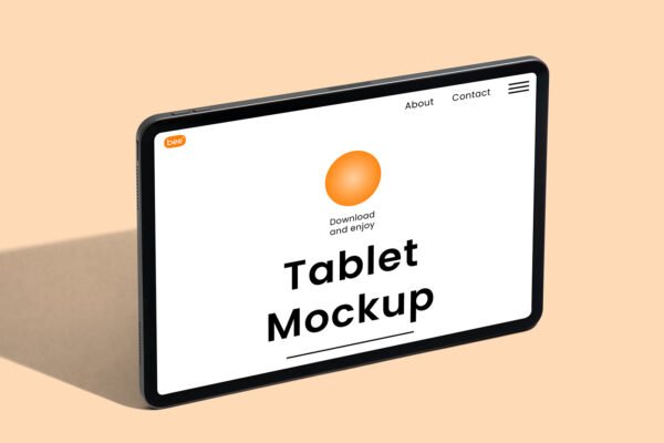 Mockup de Tablet Horizontal Autônomo