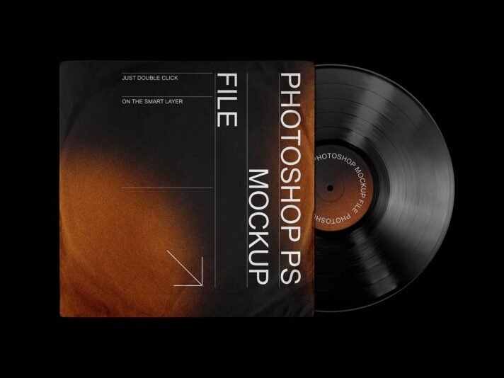 Mockups de Disco de Vinil