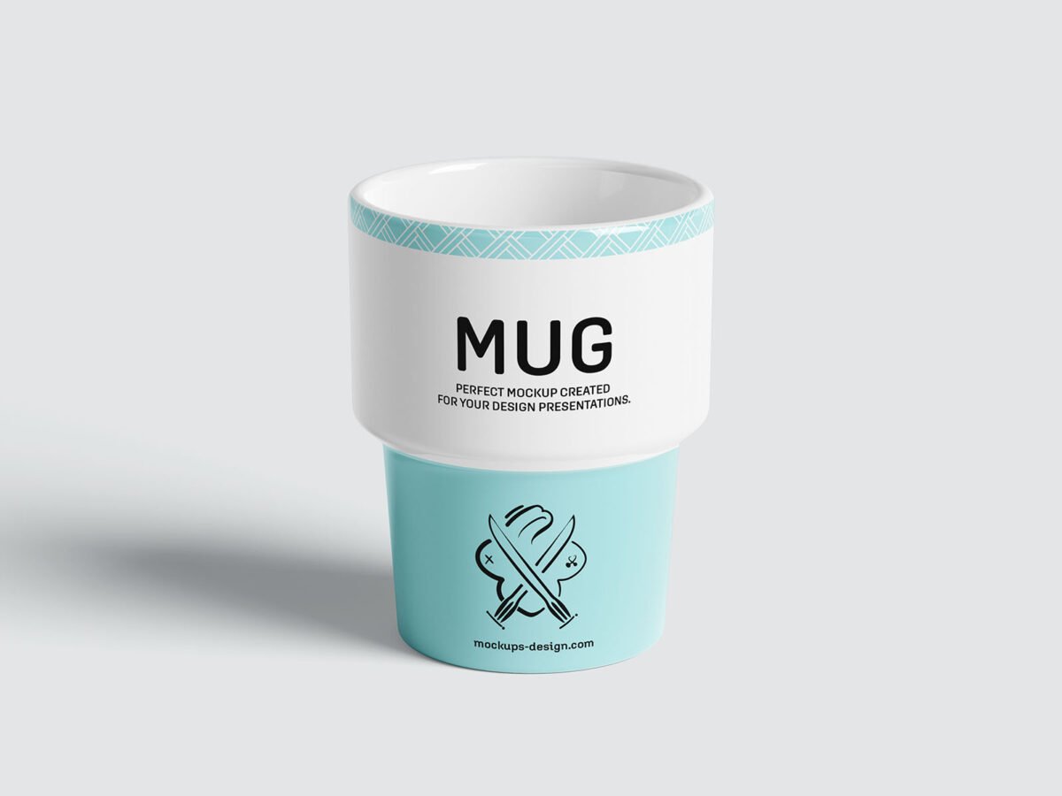 Mockup de Caneca Retrô