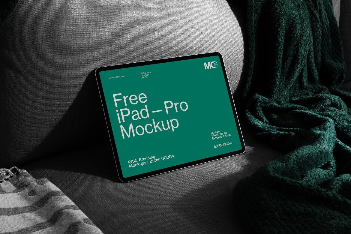 Mockup grátis de iPad Pro